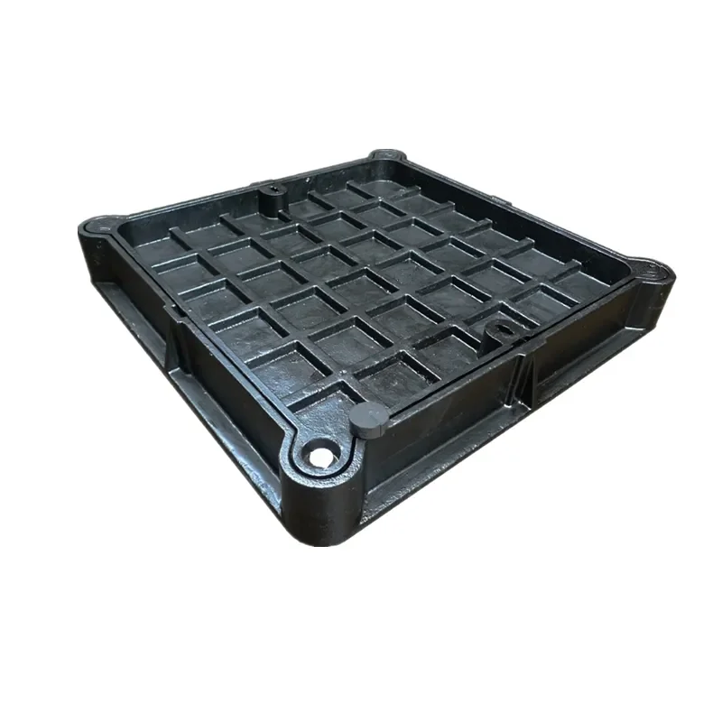 Basic Customization Ductile iron en124 c250 d400 e600 f900 square and round manhole covers