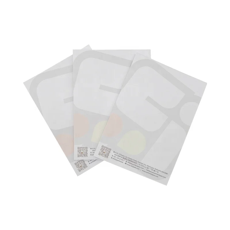 Office Notepad Custom Print Logo Loose Leaf A6 A5 A4 50 Sheets Memo to Do List Notepad for Promotion