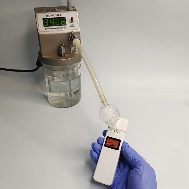 Rapid Response Alcohol Tester Factory Direct Wholesale Alcoholimetro Battery Supply Alcohol Meter