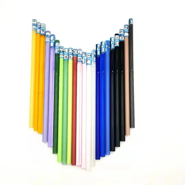 Custom Fused Borosilicate Optical Glass Rectangle Glass Pipes Light glass Rod
