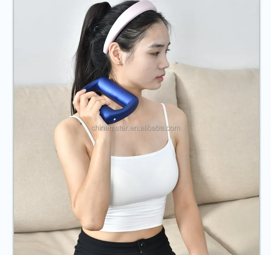 fitness gym equipment new hand held massage gun machine gym massager muscle gun mini vibration plate