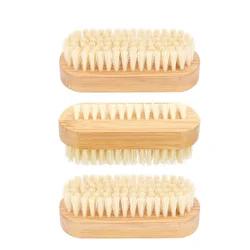 hot-selling new product  Spa bamboo wooden nail dust brush for wholesale