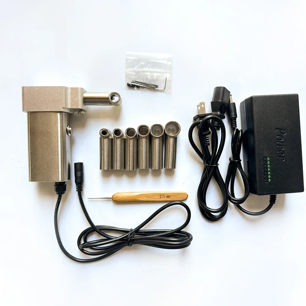 Mini Handheld Dreadlocks Maker Machine with 3 Needles for DIY Crochet Braiding