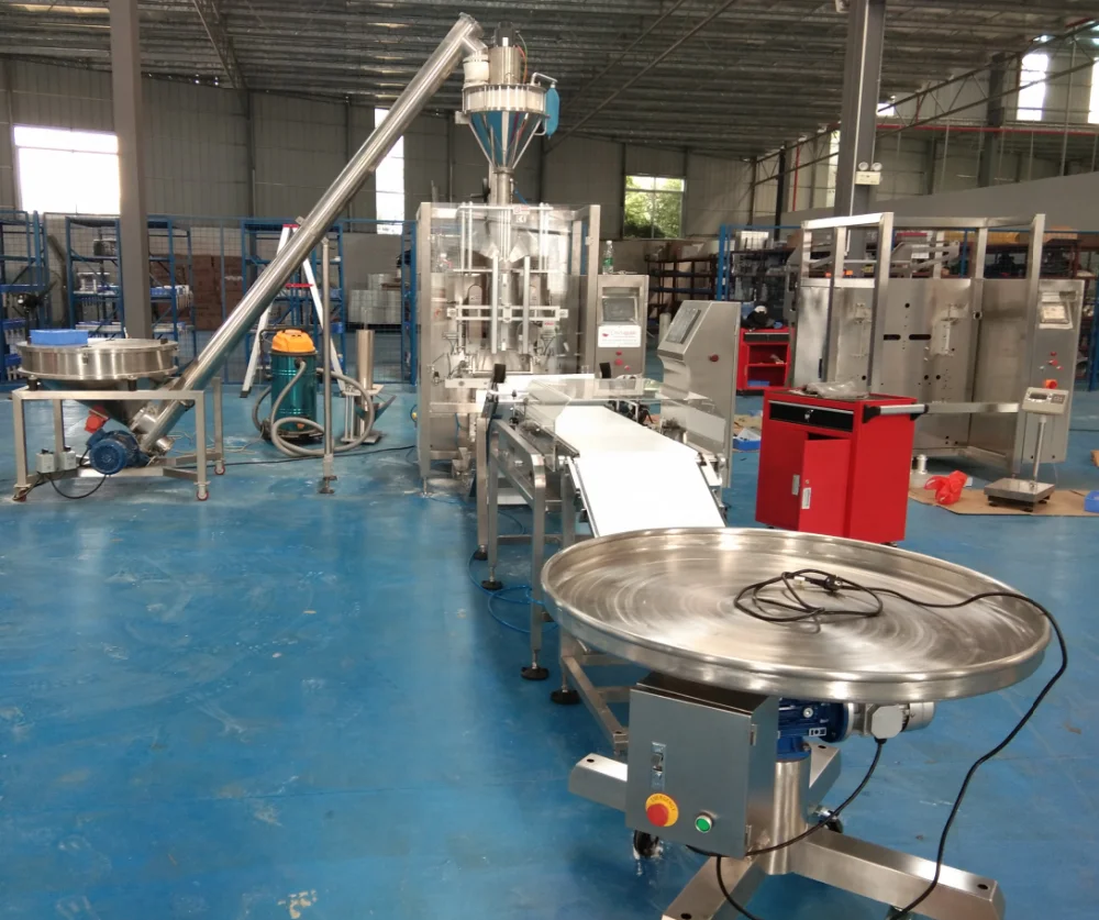 Original Manufacturer Automatic Aginomoto Deodorant Powder Flour VFFS Weighing and Bagging Machine