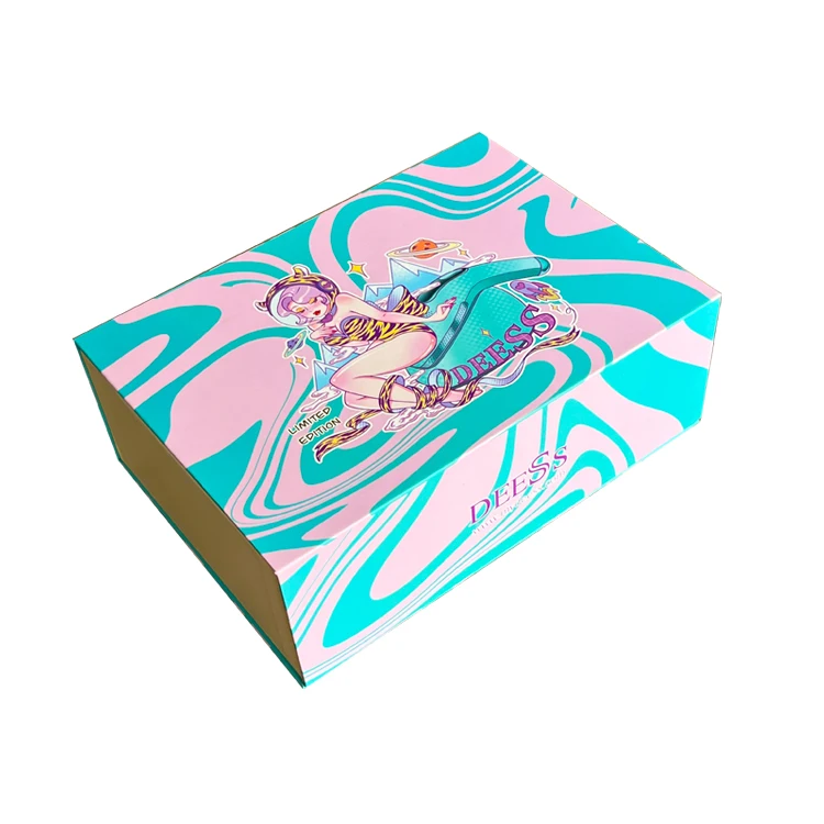 Custom Logo Luxury Eco Friendly Paper Mailer Packaging Boxes for Postal Cloth Bra Printed Blanket Corrugated Paper Shipping Box