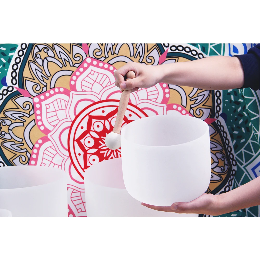 Чаша кварцевая для ванны с натуральным звуком, 6-14 дюймов