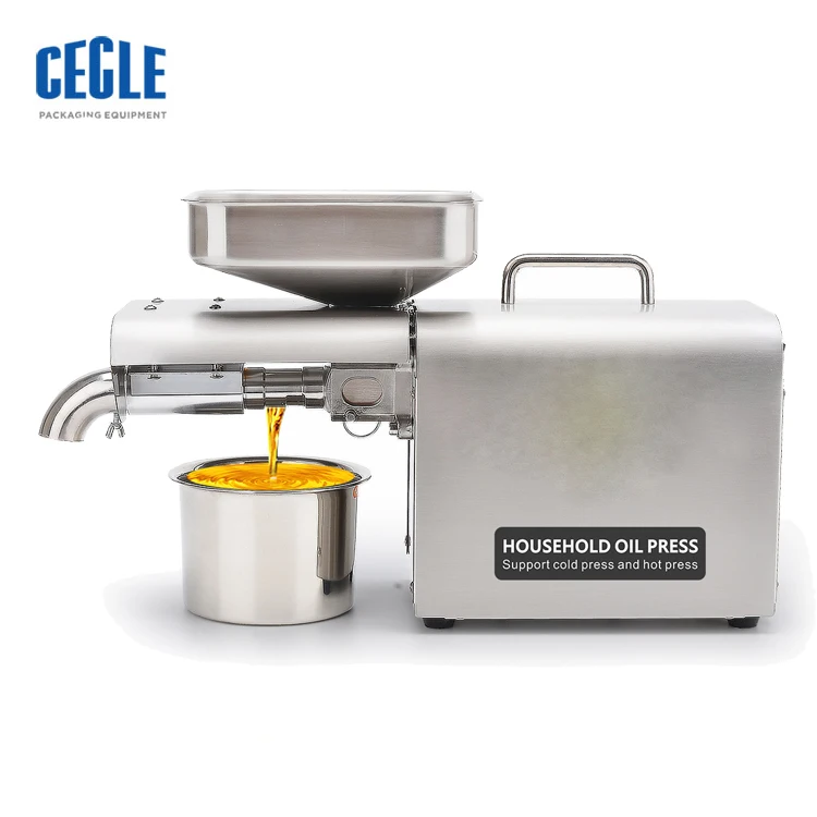 Небольшой бытовой пресс для арахисового кунжутного орехового масла портативный