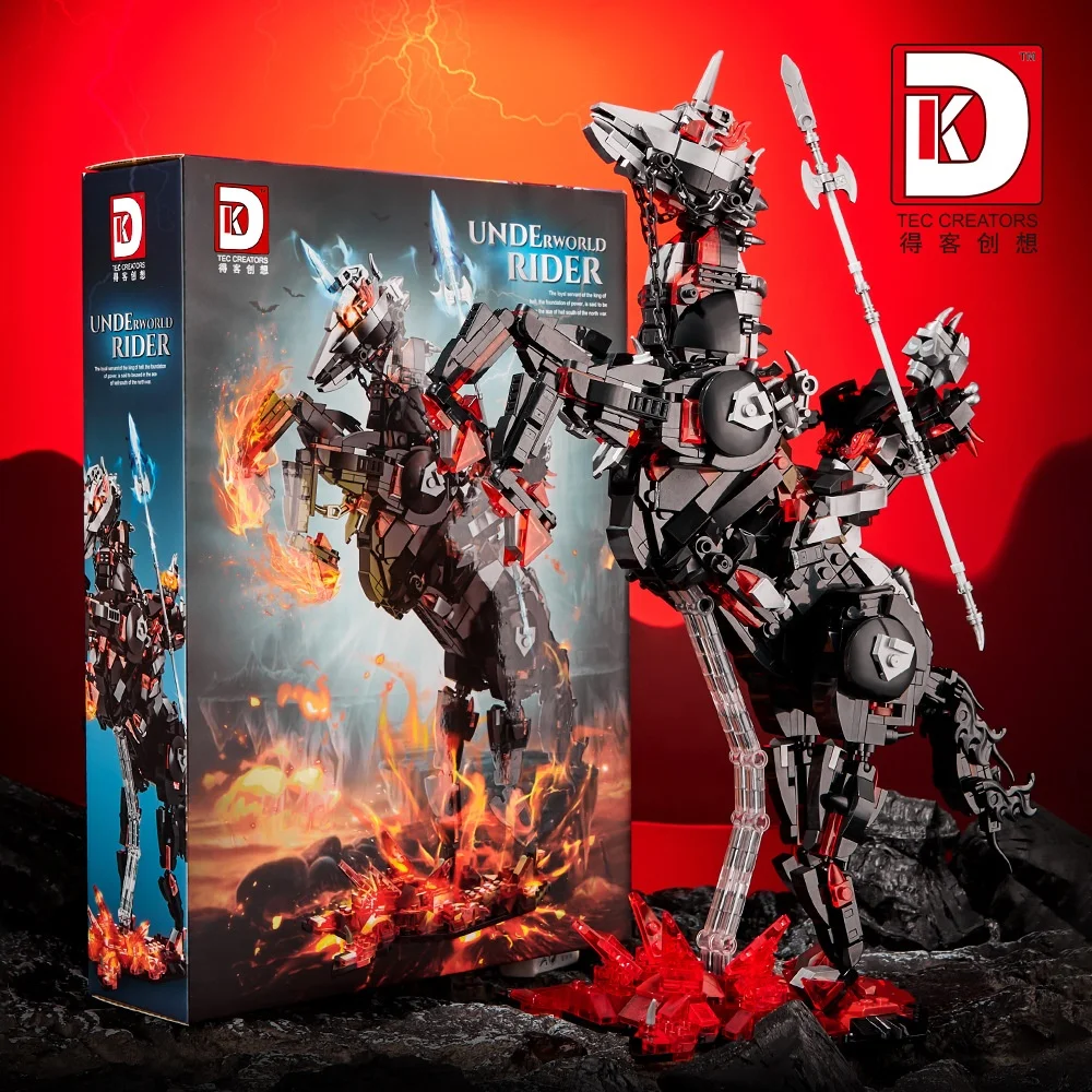 Высококачественная собранная 3D модель MOC Lord Mini Brick Magic Of The Ringwraith Nazgul строительные блоки Фигурки игрушки для ребенка подарок