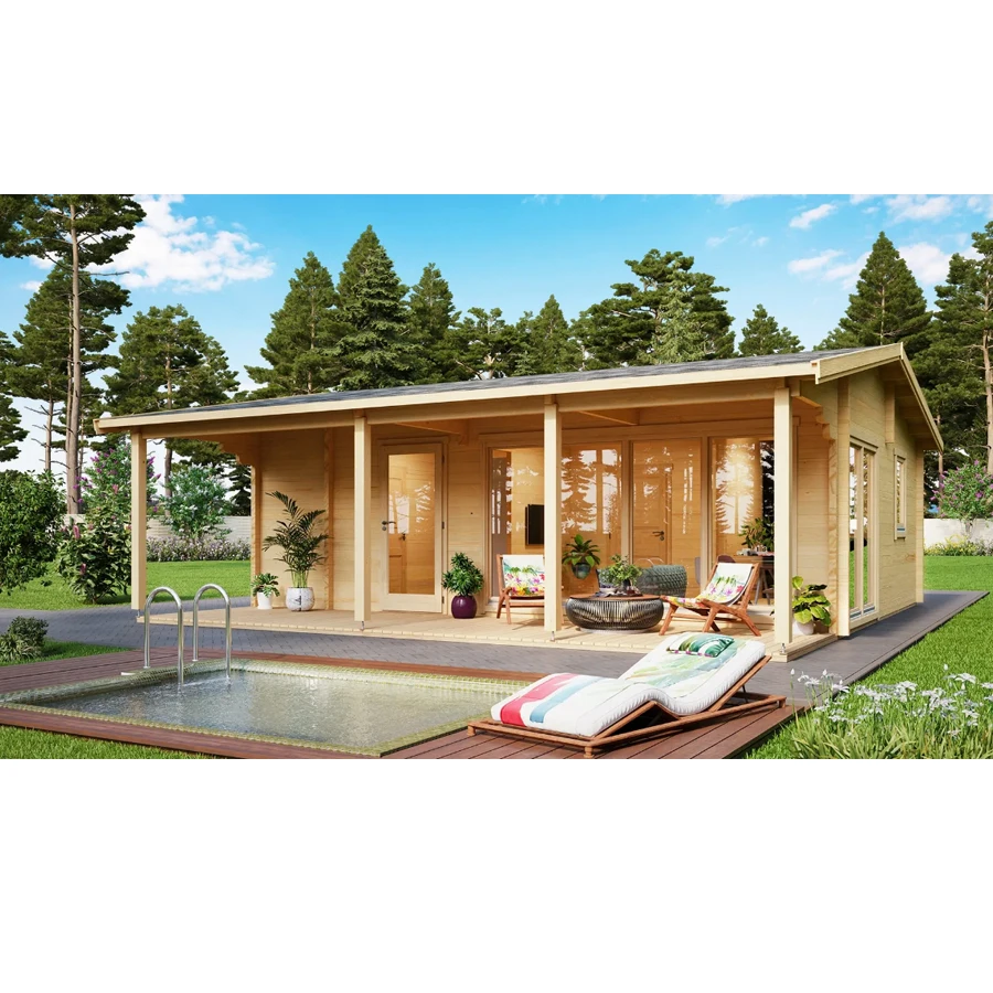 Современный сборный умный деревянный дом для продажи недвижимости виллы спальни кухни Гостиные