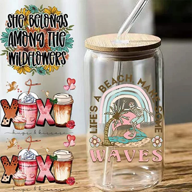 2024, 16 унций, Лидер продаж, ультрафиолетовые стаканники