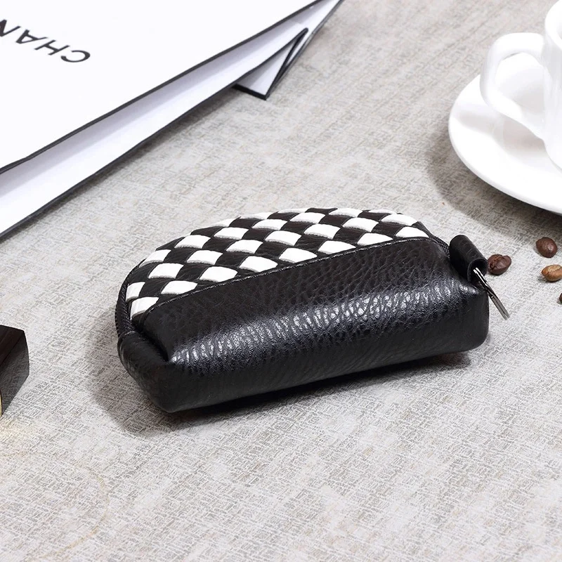 
2019 new purse fashion laser solid color key card package multi-function mini wallet 