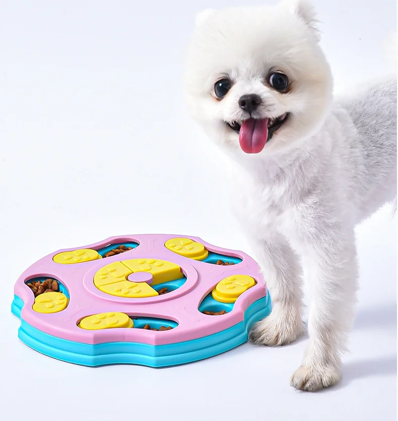 2024 Dog Puzzle Toys Interactive Dog Toy for IQ Training Slow Food Dispenser for Funny feeder easy IQ Games christmas Pet Supply