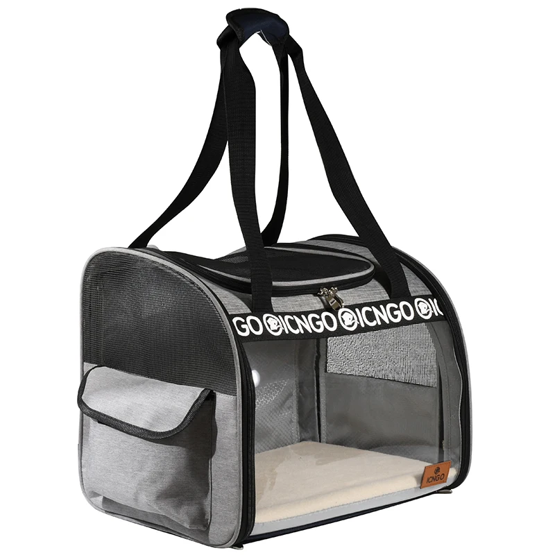 Portable Pet bag Double Shoulder Backpack Space Bag Carriers With Pocket for Dog