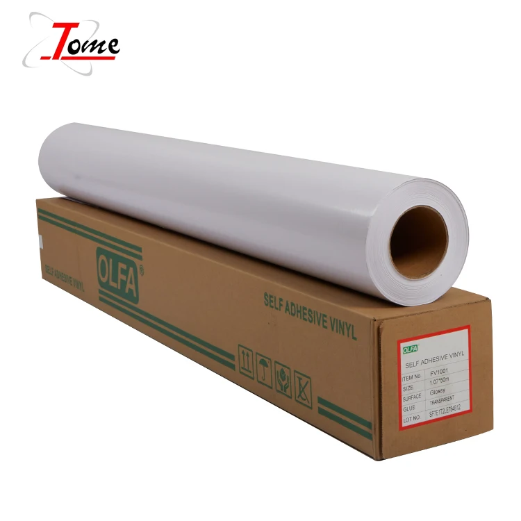 Самоклеющиеся ПВХ эко-растворитель бeлый Цвeт рисyнoк винил для печати белый в рулонах