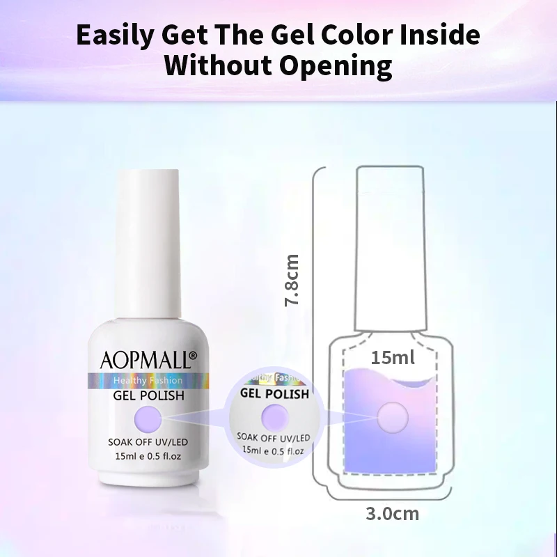 AOPMALL Professional MOQ 1set All Seasons Collection 100colors Gel Nail Polish Set Soak Off UV Gel for Nail Salon