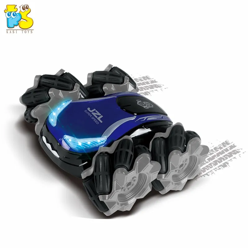 Remote control stunt car for kids high speed drift car cool colored light radio control toys