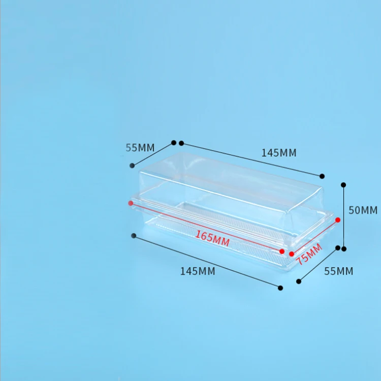 
Popular Customized Clear Plastic Trays Bops Plastic Clamshell Macaron Blister Packaging Tray 
