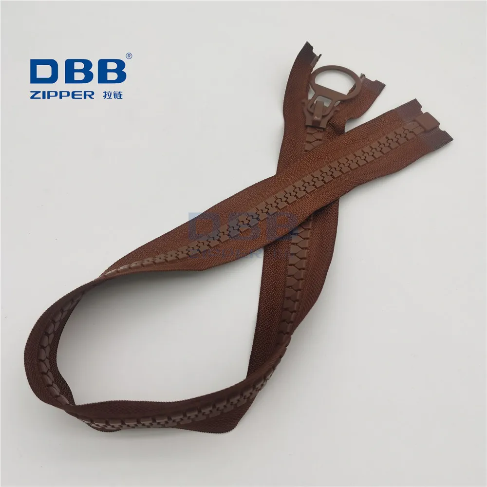 
8#10#20 wholesale custom colorful big large polyester zipper plastic resin open end zipper for tent tarpaulin 