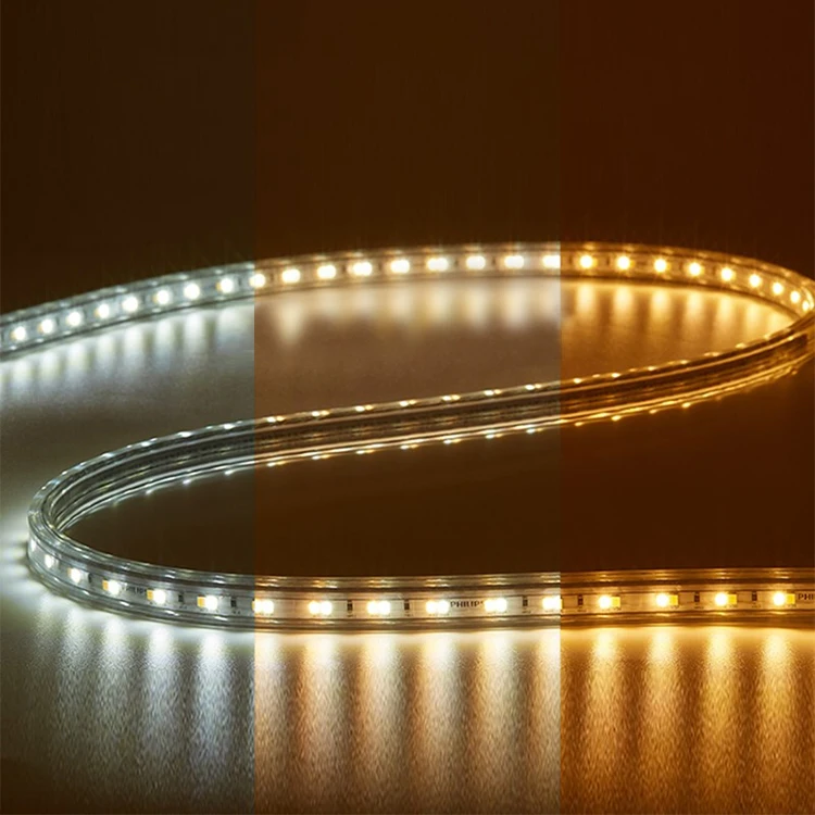 Светодиодная лента 220 В 2 года гарантии Ce Rohs UL высокого напряжения 100 м 50 Высококачественная