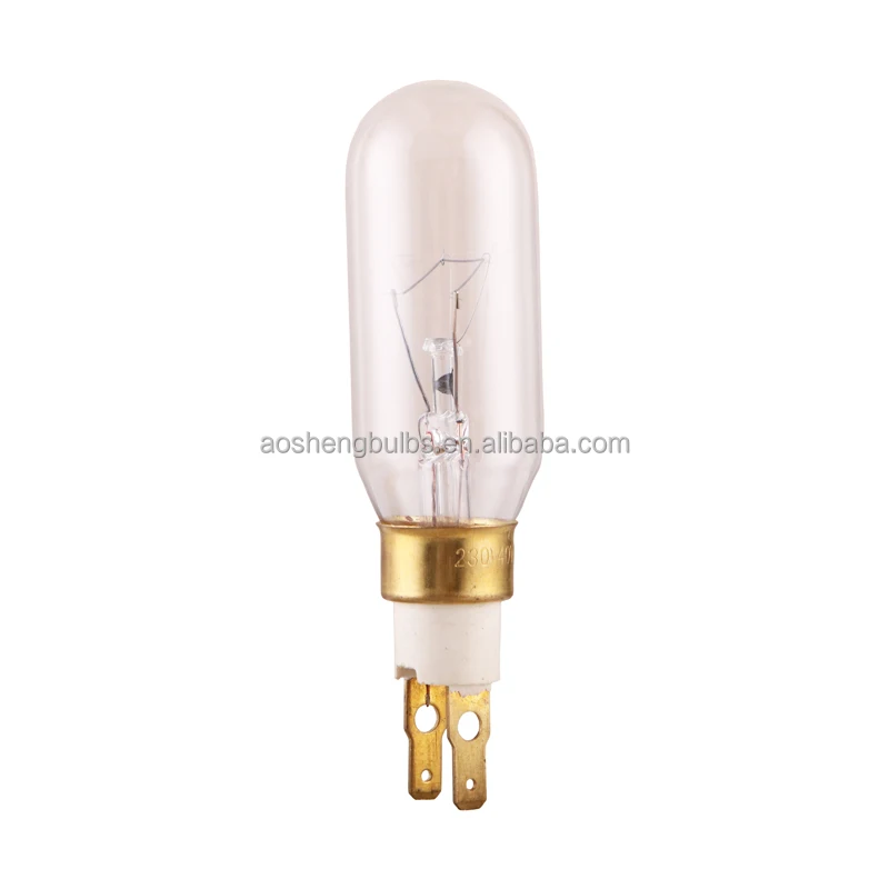 Whirlpool Oven bulb 230V15W  T8 BI-PIN bulb High temperature 300 degree lamp T25 T-CLCK Refrigerator bulb