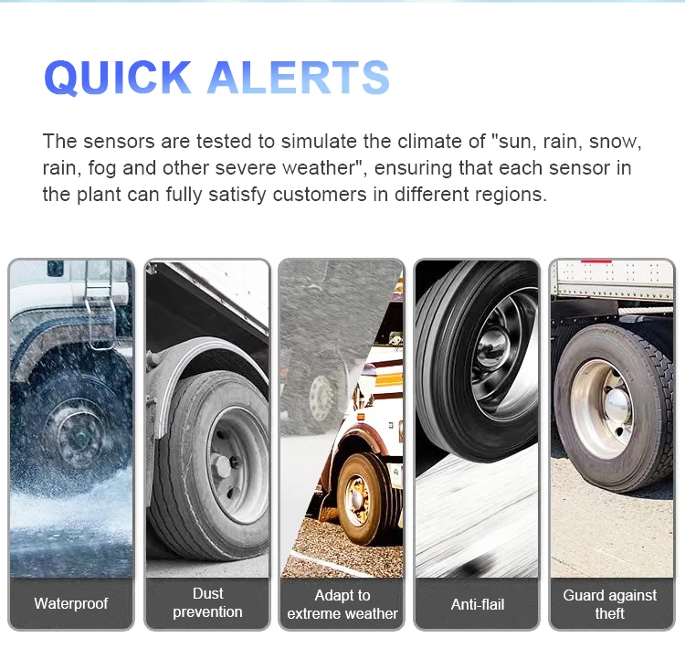 OEM tire pressure monitoring system tire pressure detector 433M high-definition display of 6 wheels