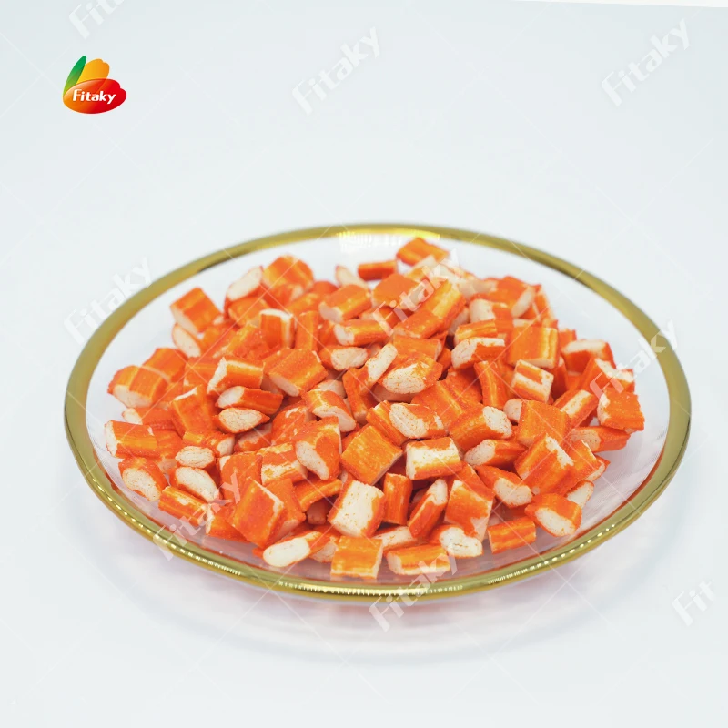 Wholesale Freeze Dried Fried Surimi Crab Meat Commercial Fish Meat Surimi Bites