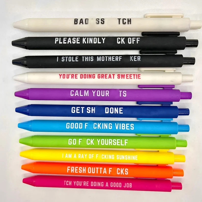 11 шт., набор шариковых ручек с логотипом