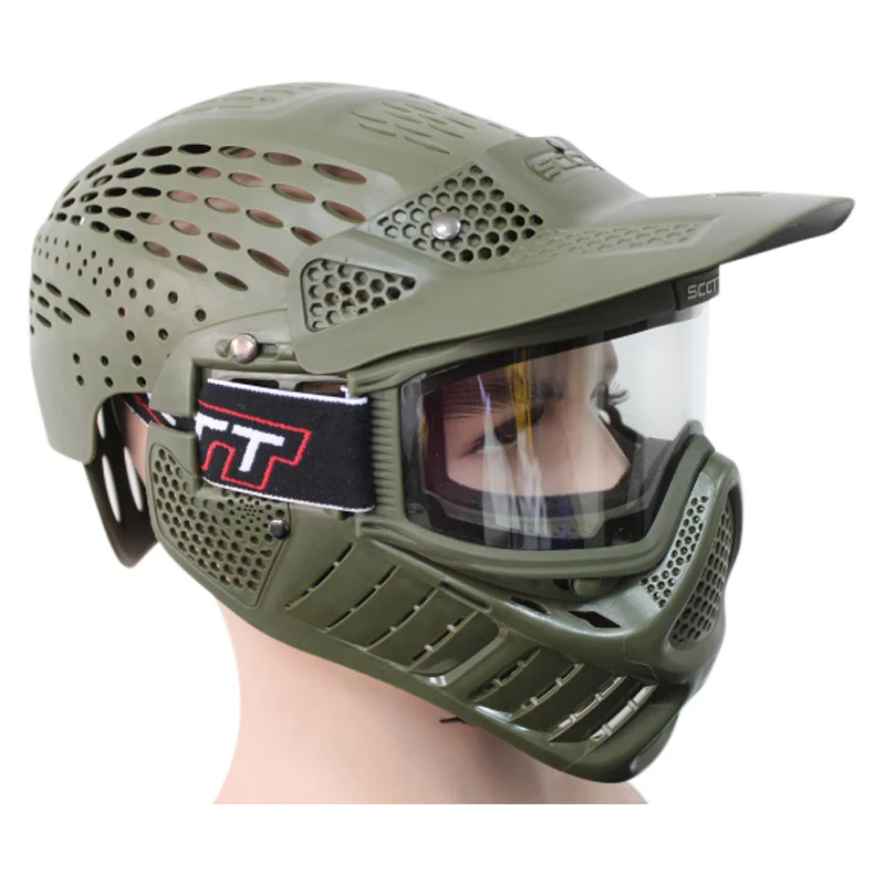 Paintball Mask Paintball Full Coverage Mask With Anti Fog Thermal Lens