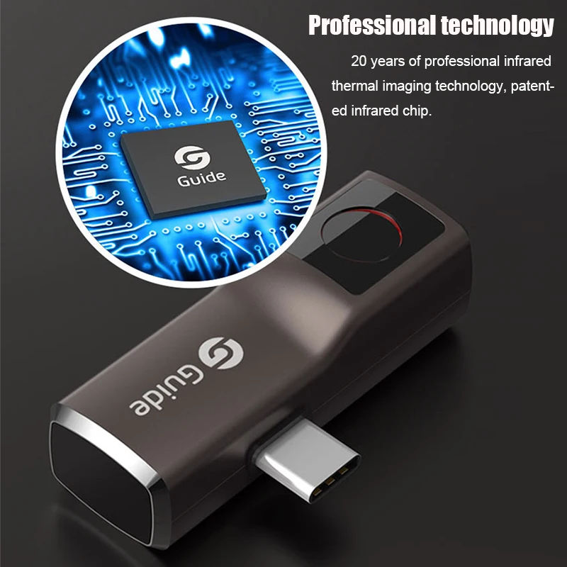 Guide Mobile Thermal Camera for Android Phone IP65 Industrial Inspection Heat Loss Detection Infrared Thermal Imager