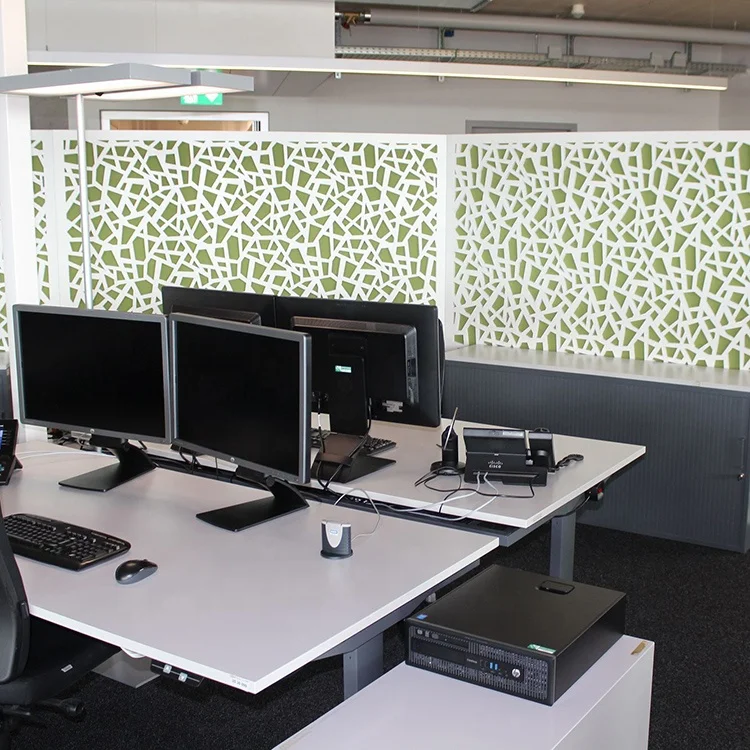 Custom Laser Cut Aluminum Panels Decorative Partition Room Divider Office Room Divider Folding