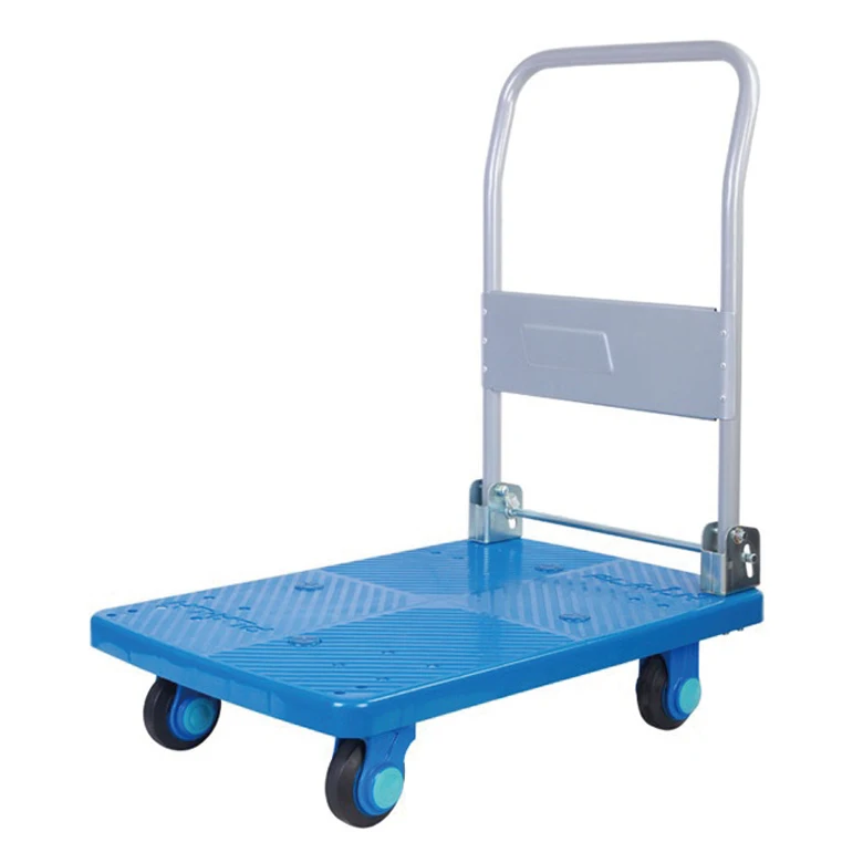 Uni-Silent 150kg Foldable Hand Trolley Collapsible Hand Cart Folding Handle Platform Trolley PLA150N-DX