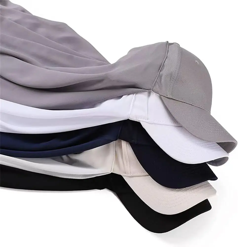 Pure Color Hijab With Baseball Hat Fashion Headband Baseball Sun and Wind Protection Suitable  All People