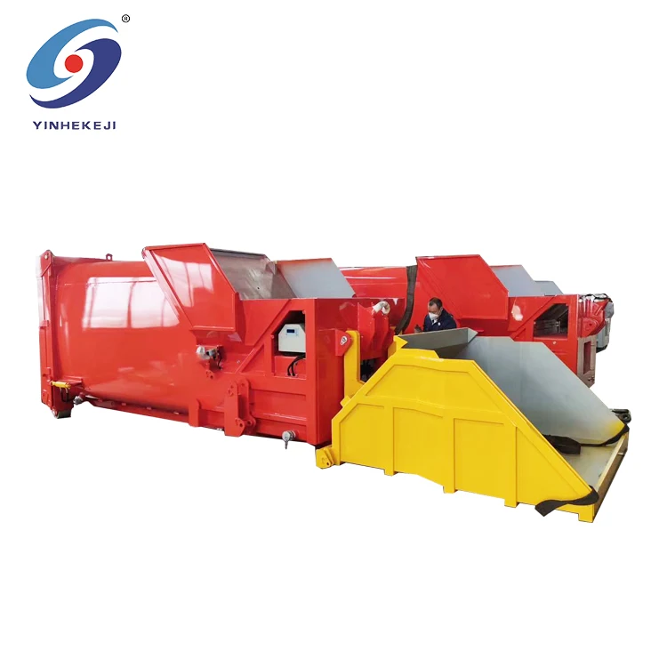 
Fixed Waste Compression Equipment Compactor Machine Solid Waste Compactor Roll Off 
