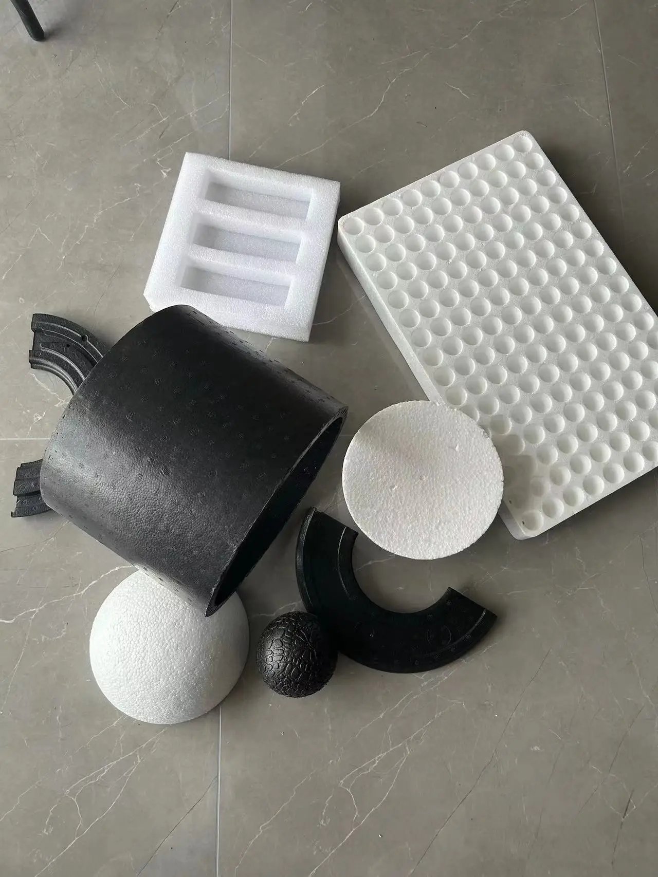 EPS/EPO White high density foam custom high difficulty special-shaped processing high density packaging factory direct supply