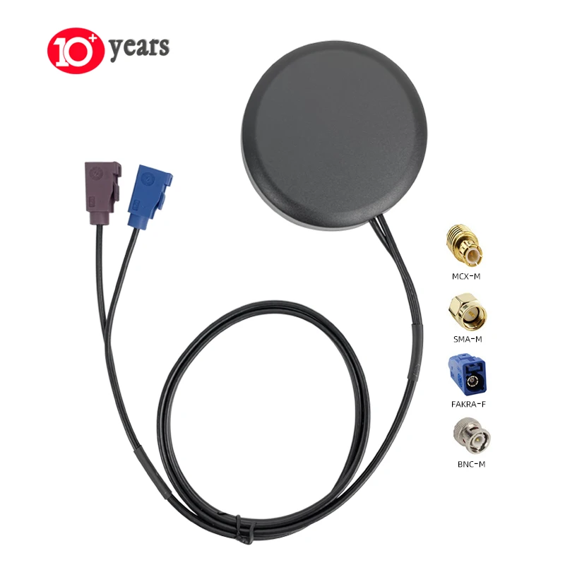 Universal Vehicle GSM 2.4G 3G 4G LTE Gnss GPS Aerial Antenna External Combined Adhesive 4G SMA-M GPS Antenna