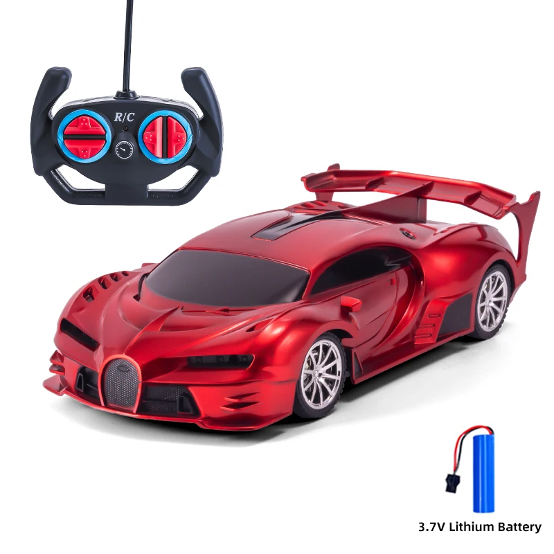 1:18 Масштаб 2 4 г детский Радиоуправляемый гоночный автомобильный USB-кабель в комплекте с имитацией дрейфа света 6 каналами