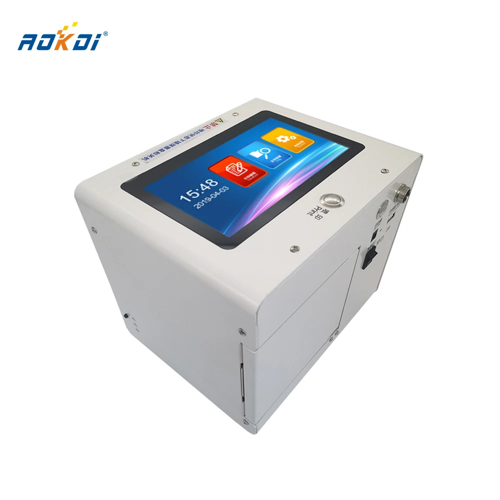 AOKDI HM288 static expiry date laser printer for mfg and exp dates code inkjet packaging machine