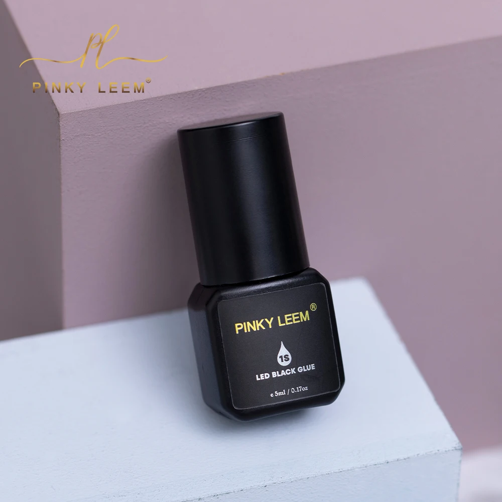 pinky leem uv eyelash glue lash glue waterproof black colour msds eyelash adhesive suppliers