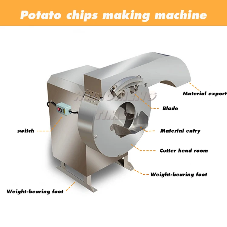 Industrial Electric Cassava Crisp Carrot Slicer Fries Cutting Sweet Potato Chips French Fry Cutter Machine For Sale