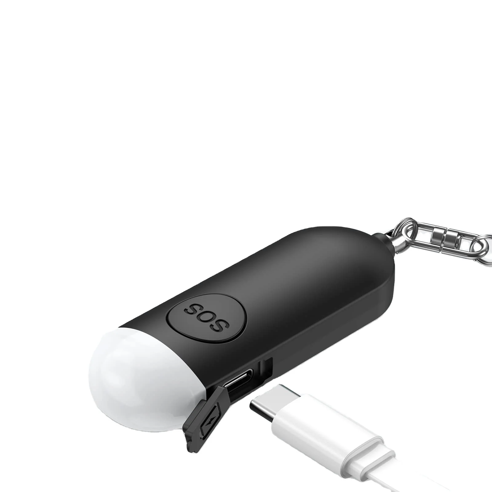 Good Price Good Quality 130 Db High Cute 100% Original Rohs 140db Sos Self Defense Siren Personal Alarm Keychain With Led Light