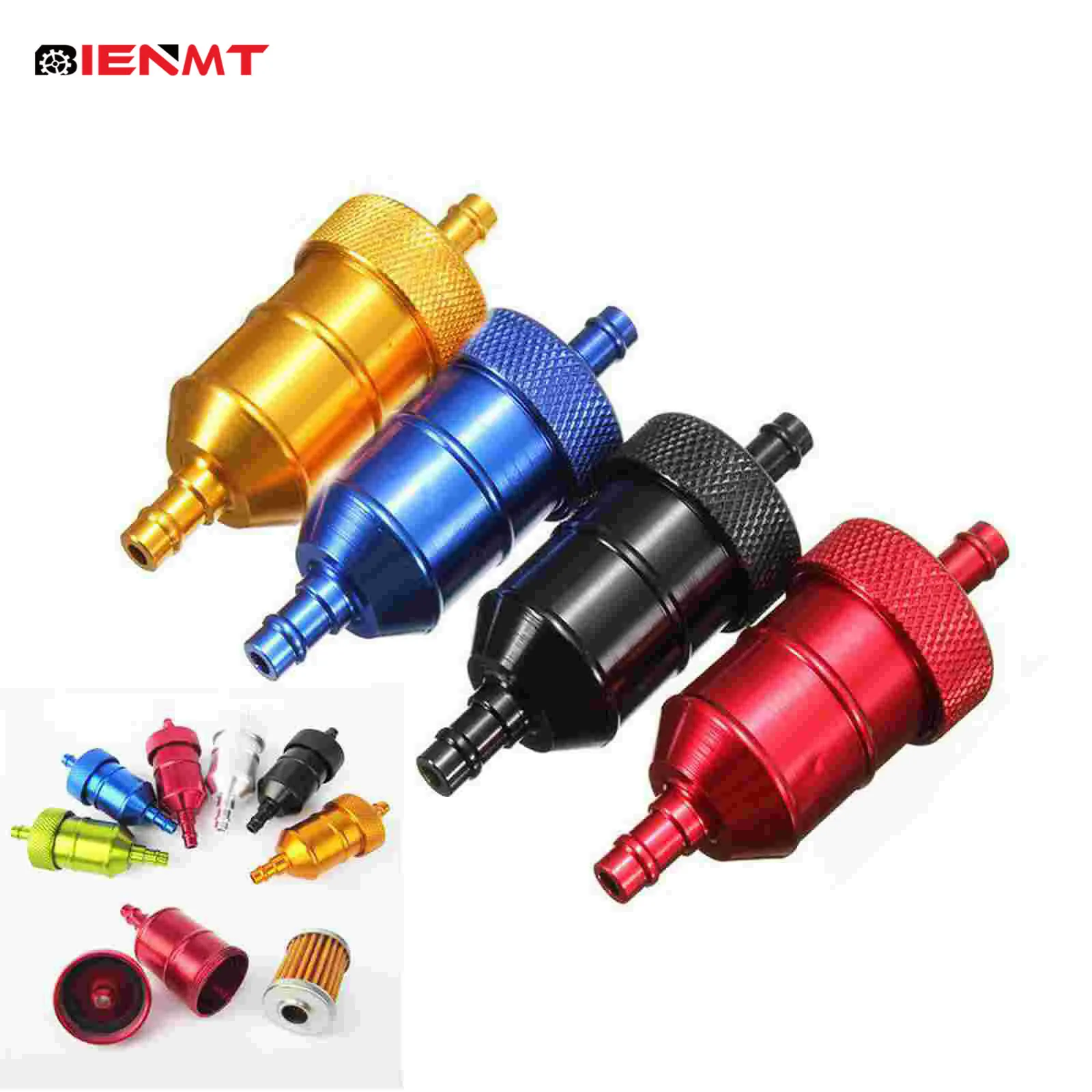 7 мм CNC алюминиевый сплав стекло мотоциклетный газ топливный бензиновый масляный фильтр аксессуары для мотовездеходов внедорожник мотокросс