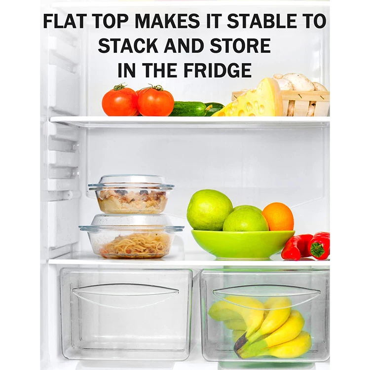 Microwave Oven Safety Round Oval Borosilicate Glass Baking Dishes with Glass Bowl Lid 1.4L 2.1L 3L