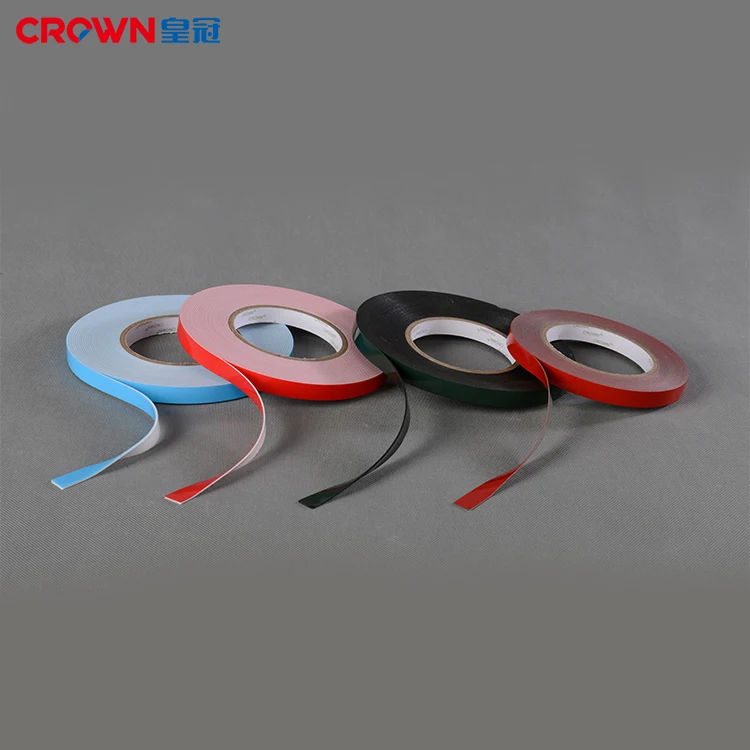 Custom high bonding self adhesive jumbo roll double sided foam tape eva eco friendly colored tape