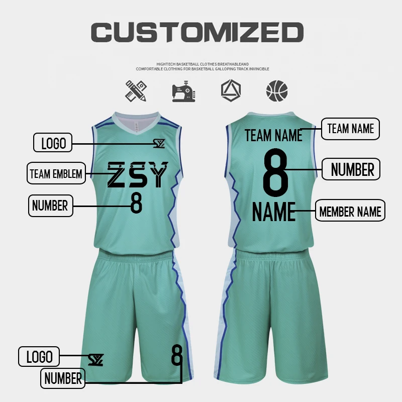 Oem Basketball Wear Sublimation Printing Mens Basketball Jerseys Blank Uniforms Design Color Red Custom Mens Jersey Basketball