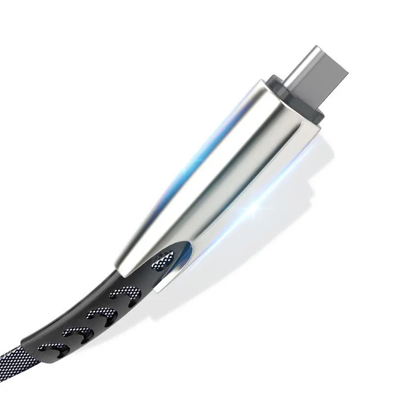 
High Quality Nylon Braided Fast Charger Cable 2M Charging USB Cable Free Shipping 1m Mobile Phone Cable 