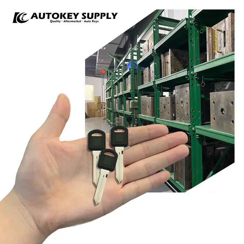 Topbest Factory Price Plastic Handle Brass Blank Secure Key Replacement Universal Transponder Car Key