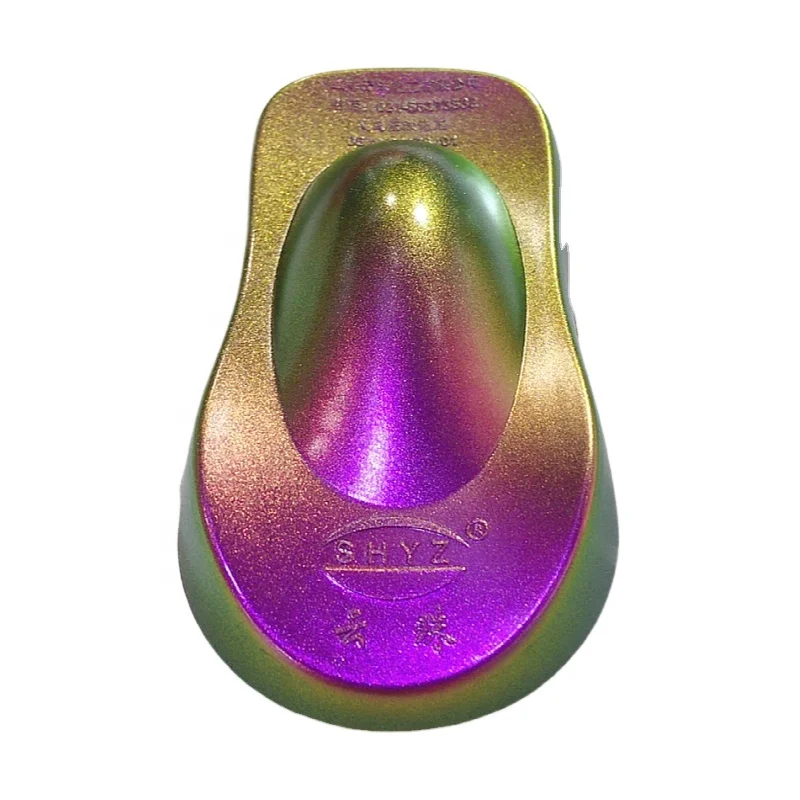 Professional Mirror Effect  Mica Powder Automotive Car Nail Epoxy Resin Chameleon Pearl Pigment For Car Paints