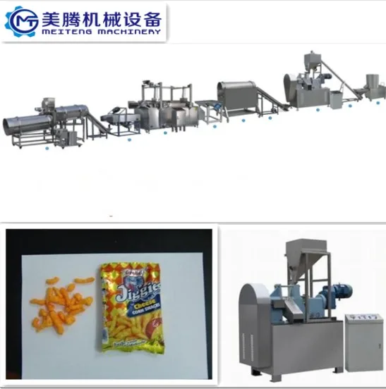 Commercial Cheese Making Machine Kurkure Food Production Line Equipment