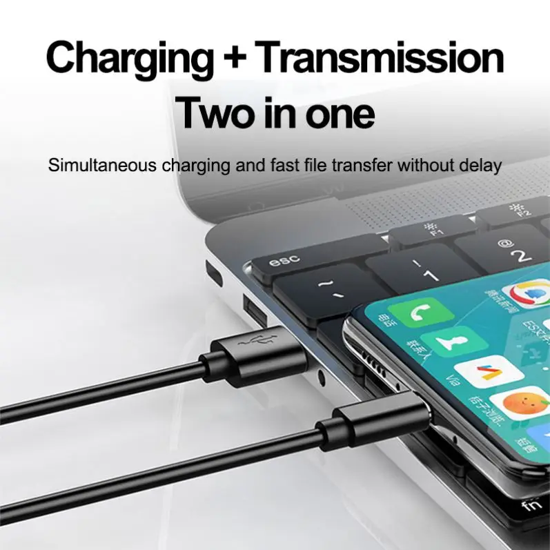 wholesale 1m black type c cable 5v2a fast charger usb cable type c