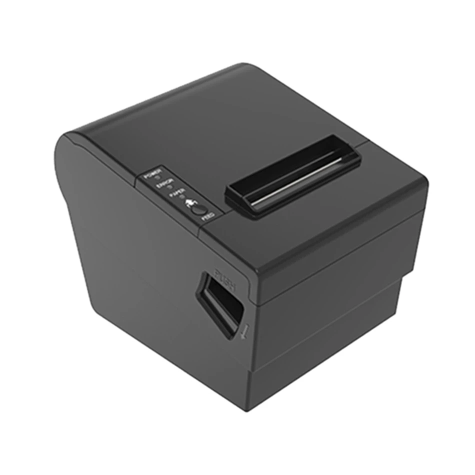 Pos-принтер 3 дюйма 80 мм термобумажный чековый принтер USB RS232 lan три в одном